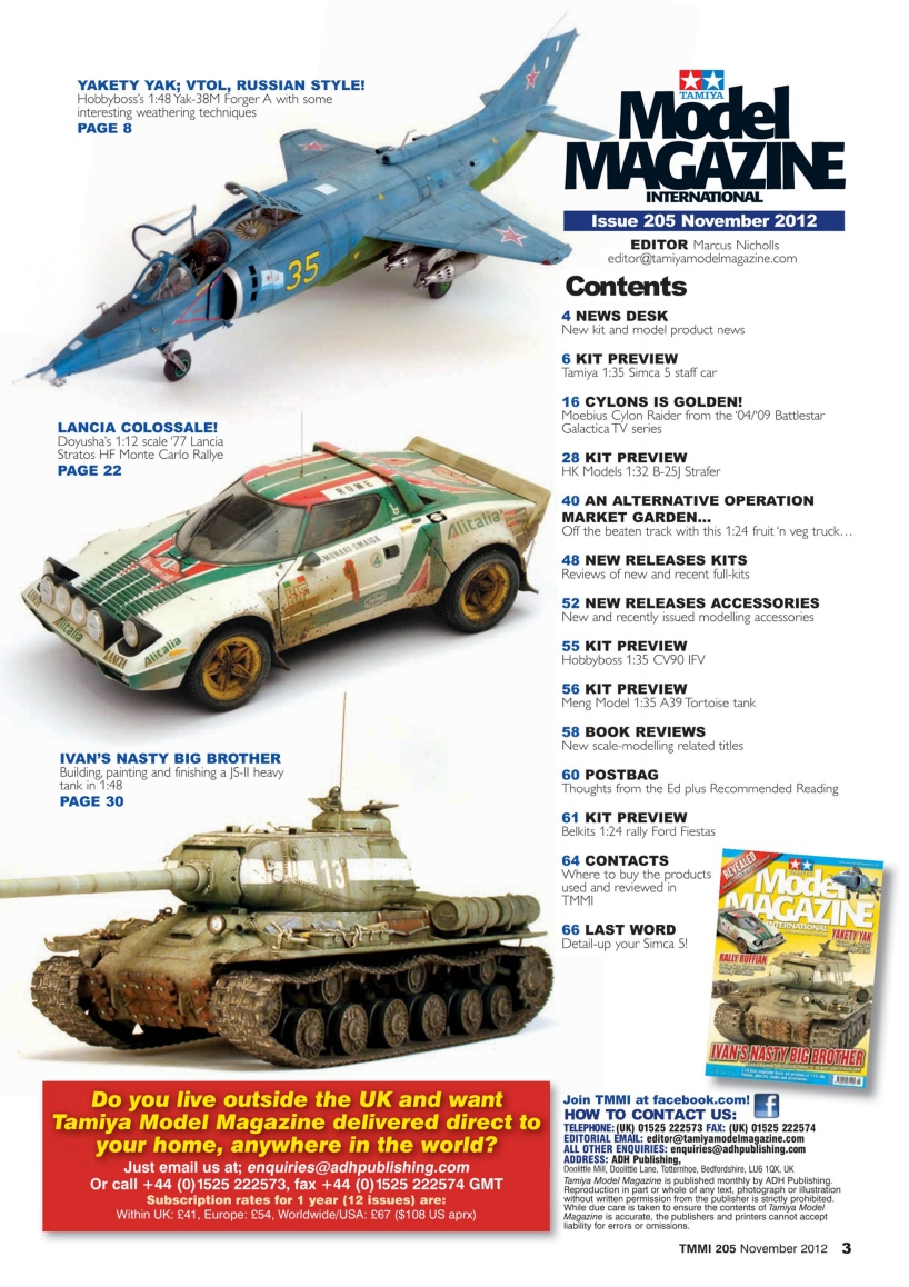 Tamiya Model Magazine 205 (2012-11)